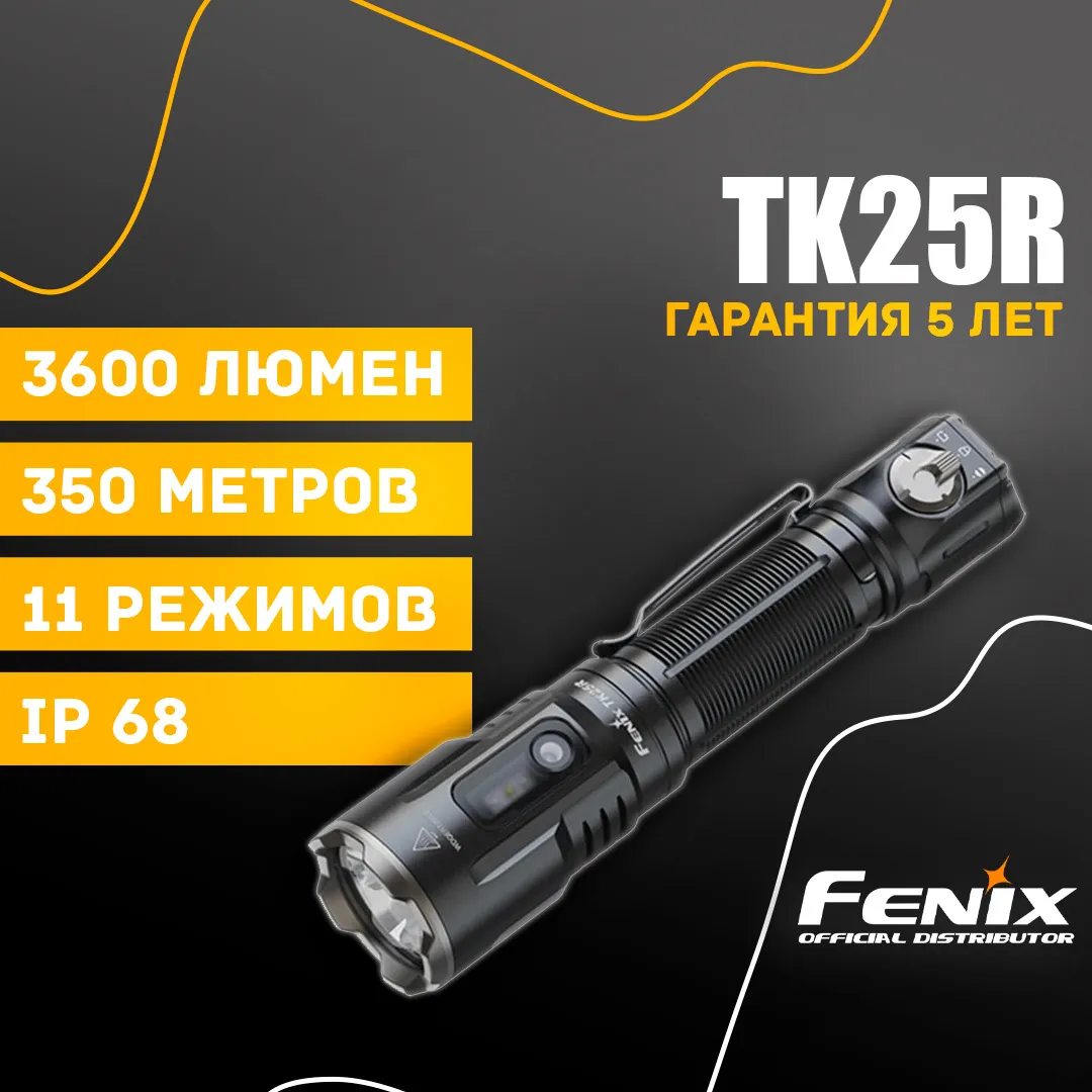 Тактический фонарь Fenix TK25R