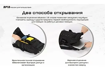 Тактический рюкзак Nitecore BP18