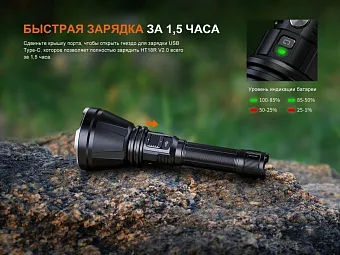 Тактический фонарь Fenix HT18R V2.0