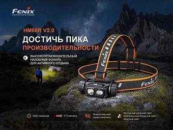 Налобный фонарь Fenix HM60R V2.0