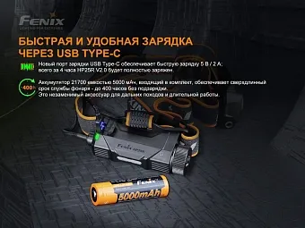 Налобный фонарь Fenix HP25R V2.0