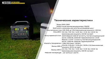 Портативная электростанция Nitecore NES1200