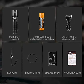 Ручной фонарь Fenix C7