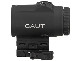 Увеличитель Gaut Garnet 3x18, откидной, быстросъёмный кронштейн, Picatinny