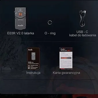 Наключный фонарь Fenix ​​E03R V2.0