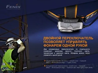 Налобный фонарь Fenix HP25R V2.0