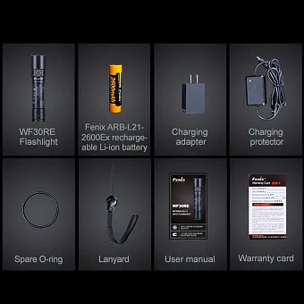 Ручной фонарь Fenix WF30RE