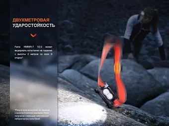 Фонарь налобный Fenix HM65R-T V2.0