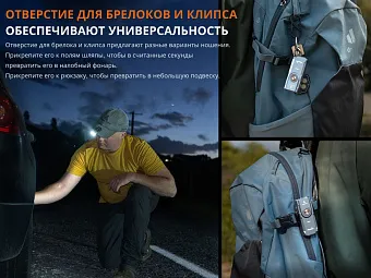 Наключный фонарь Fenix E06R