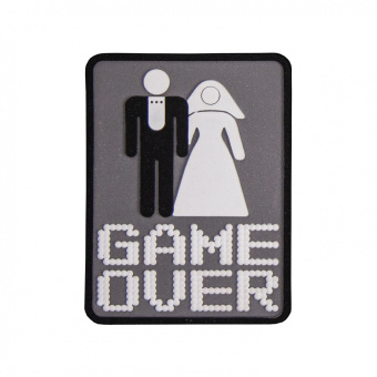 Патч ПВХ Game Over